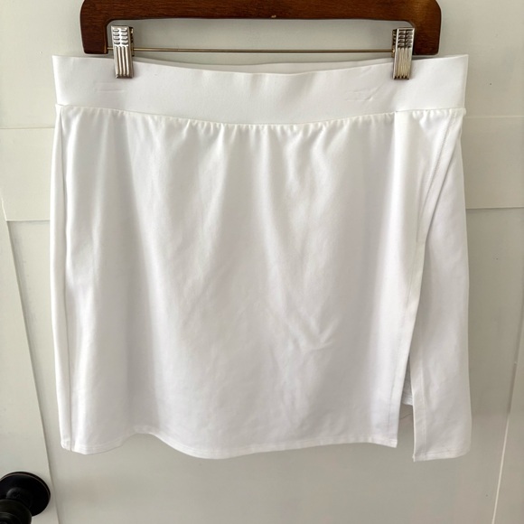 ZELOS Pants - Zelos White Tennis Skort with Heathered Gray Shorts. Size Large.